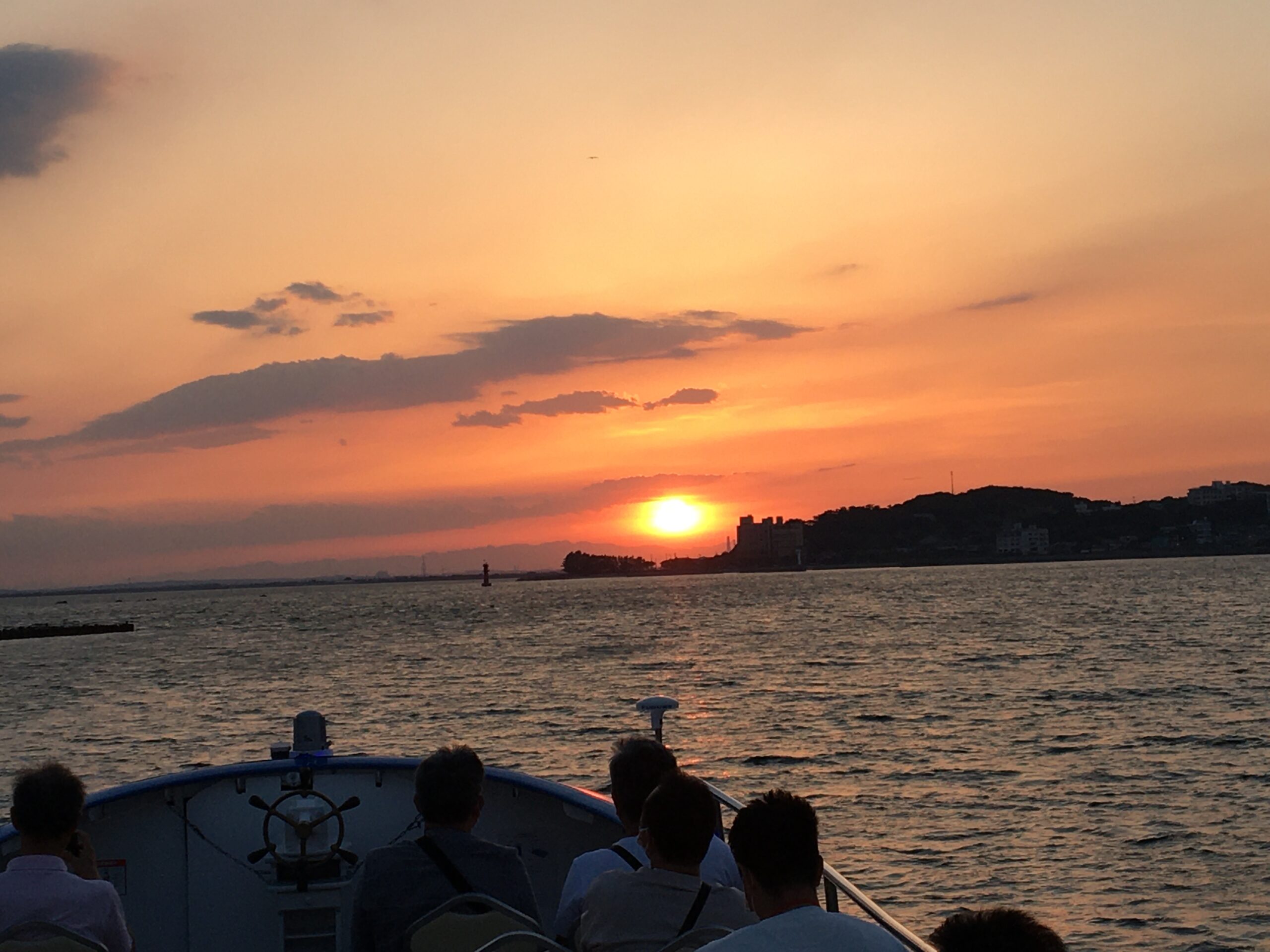 夕方の三河湾