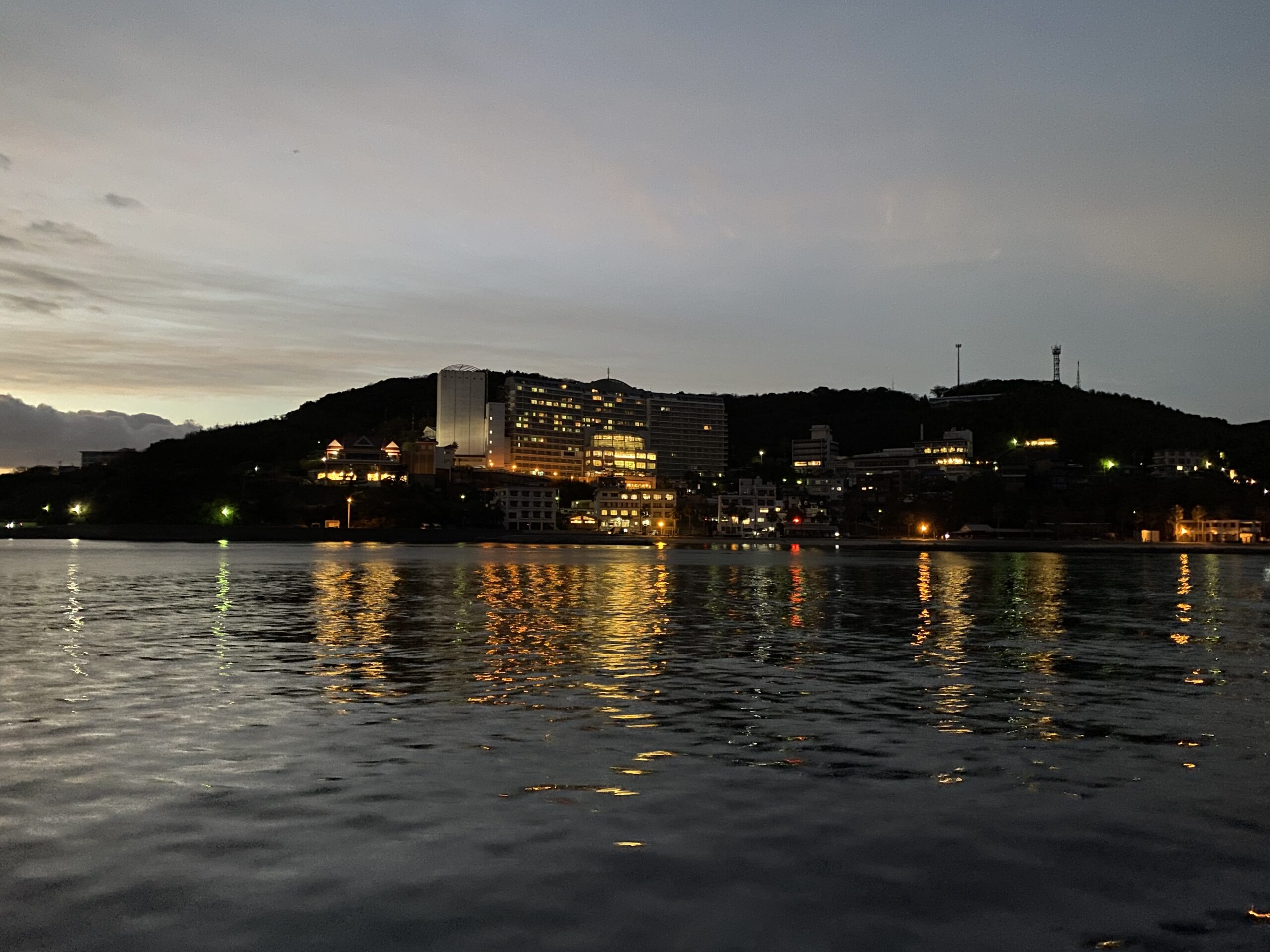 夜の三河湾